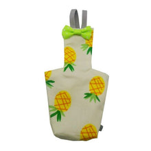 Load image into Gallery viewer, Parrot Diaper with Bowtie Cute Colorful Fruit Floral Cockatiel Pigeons Small Medium Large Pet Birds Flight Suit Clothes Washable