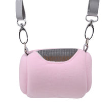 Load image into Gallery viewer, Pet Cage Cross Body Accessories Cylinder Design Soft Practical House Travel Portable Squirrel Visible Mesh Hamster Carrier Bag
