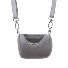 Load image into Gallery viewer, Pet Cage Cross Body Accessories Cylinder Design Soft Practical House Travel Portable Squirrel Visible Mesh Hamster Carrier Bag
