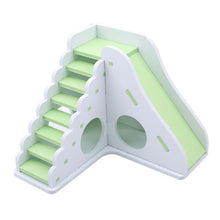 Load image into Gallery viewer, Cute Small Animal Cages Rabbit Hamster House Single-Double Layer Skateboard Spinning Wheel Hamster Gerbil Mouse Pet Cage House
