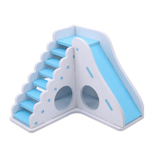 Load image into Gallery viewer, Cute Small Animal Cages Rabbit Hamster House Single-Double Layer Skateboard Spinning Wheel Hamster Gerbil Mouse Pet Cage House
