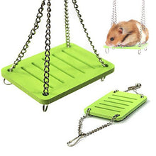 Load image into Gallery viewer, Cute Parrot Hamster Small Swing Shake Suspension Toy Hanging Bed Pet Products Entertainment Eexercise Toys
