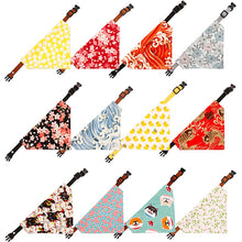 Load image into Gallery viewer, New Adjustable Dog Bibs For Small Dogs Collars Tie Necktie Cat Scarf Puppy Bandanas For Cat Triangular Bow Ties Pet  Grooming 35

